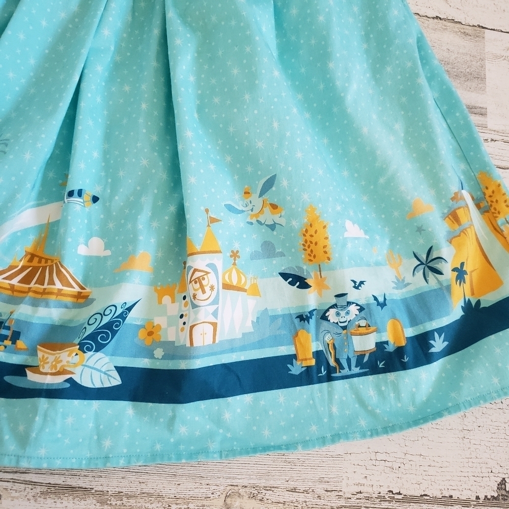 Disney Parks Dress Shop Magic Kingdom Retro Fit And Flare Dress Size Small - Picture 4 of 14